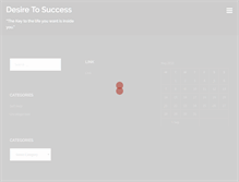 Tablet Screenshot of desiretosuccess.com